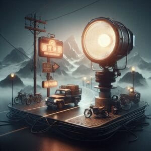 هدلایت D300 پایه H4