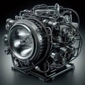 هدلایت D5 پایه H4 (دو کنتاکت)